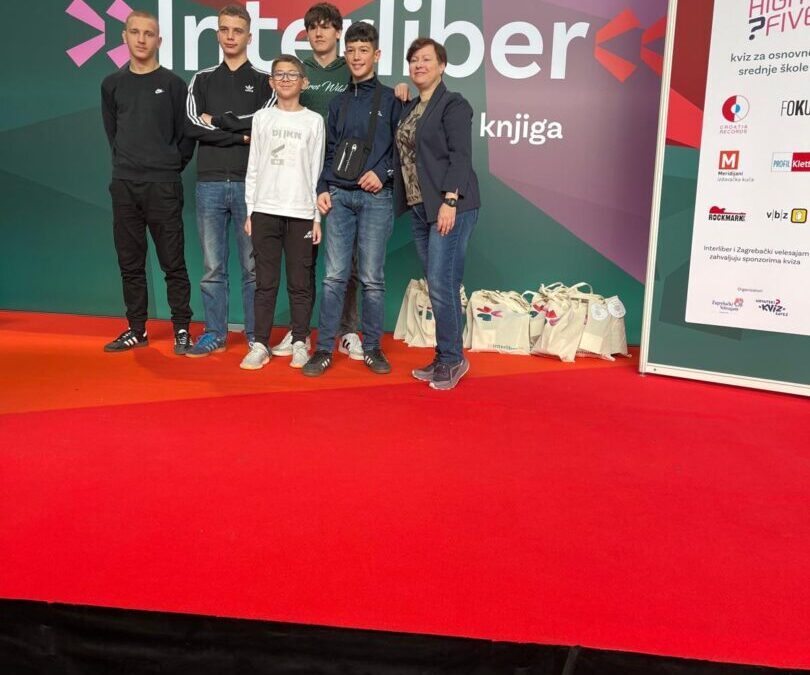 Sudjelovanje na kvizu HIGH FIVE na Interliberu