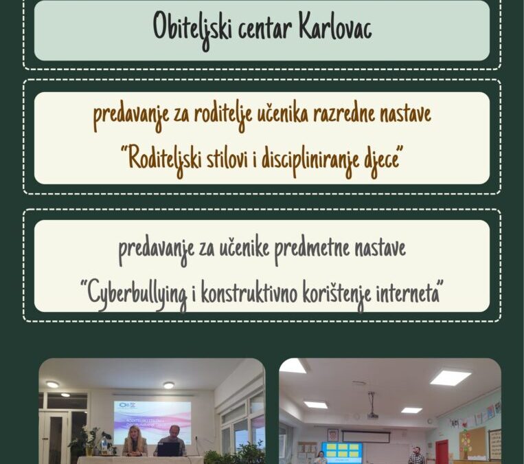 Predavanja Obiteljskog centra